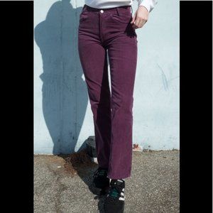 Brandy Melville Purple Jada Corduroy Pants